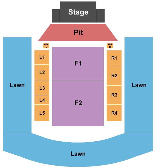 Outdoor Amphitheater At Ford Idaho Center Thomas Rhett Seating Chart